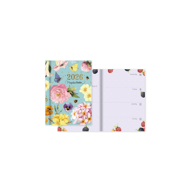 Agenda 2026 Marjolein Bastin S Fleurs 7 jours/2 pages