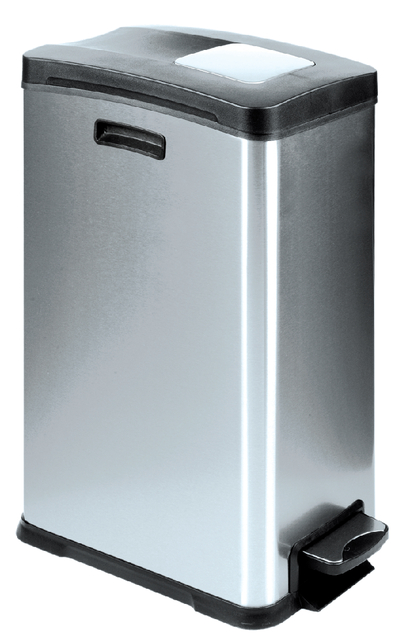Pedaalemmer EKO Rejoice 30 liter mat rvs
