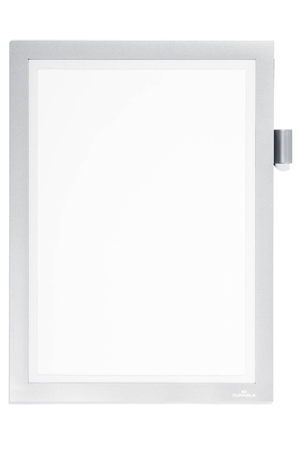 Cadre d'affichage Duraframe Durable A4 Magnetique Note argent