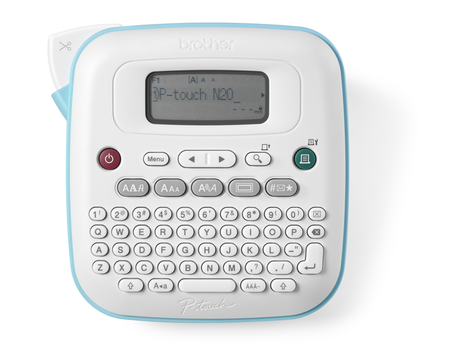 Imprimante étiquettes Brother P-touch Btag PT-N20 bureau qwerty 12mm blanc