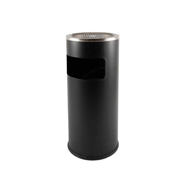 Poubelle avec cendrier BRASQ 11L AT500 noir