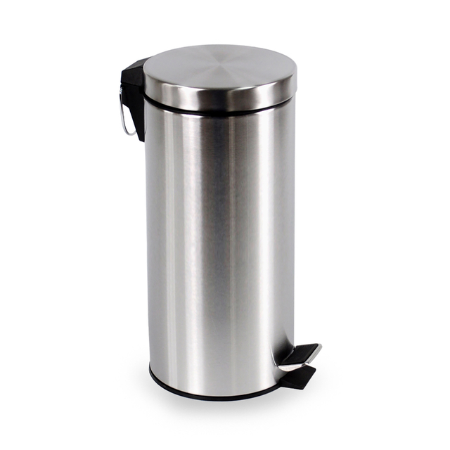 Poubelle à pédale BRASQ 30L inox