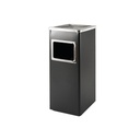 Poubelle avec cendrier BRASQ 16L AT600 noir