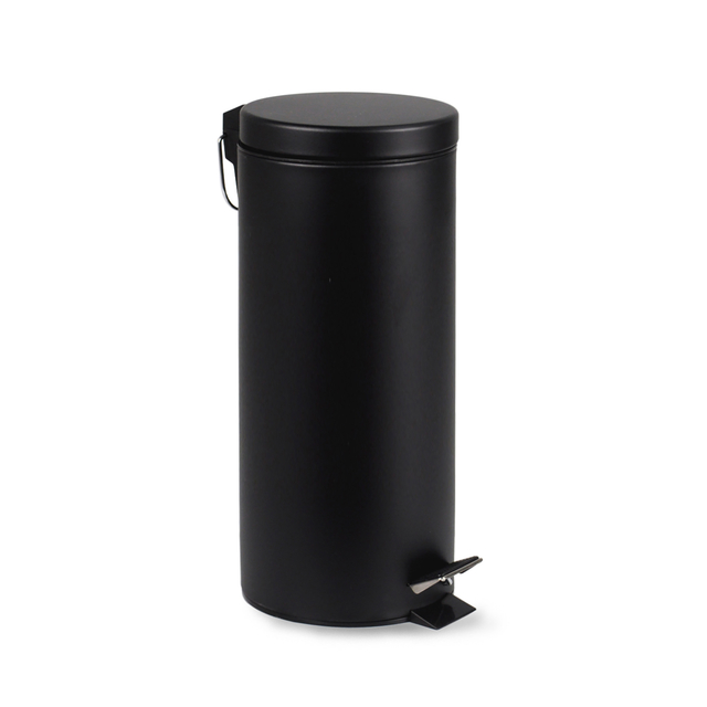 Poubelle à pédale BRASQ 30L noir