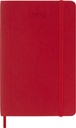 Agenda 2026 Moleskine Planner Weekly 12 mois 7 jours/1 page Pocket CS Scarlet red