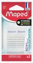 Gum Maped Kidy Learn Concentration set à 2 stuks wit