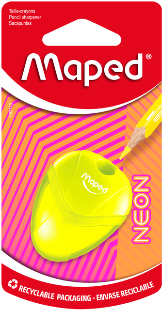 Taille-crayon Maped Neon Igloo 1 trou assorti