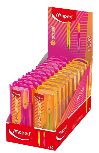 Passer Maped Neon Study display à 20 stuks assorti