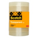 Ruban adhésif Scotch 508 19mmx66m transparent 8 rouleaux