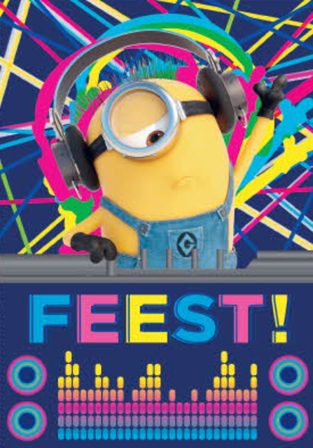 Uitnodigingen Boys Minions