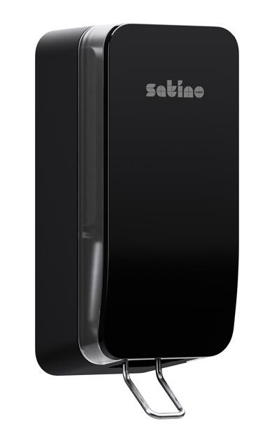Distributeur savon Satino SF1 Hyginity Clean&Care 1000ml noir 333435