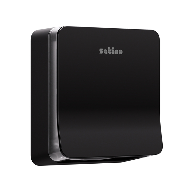 Handdoekdispenser Satino PT3 Hyginity S zwart 333403