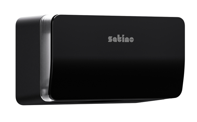 Handdoekdispenser Satino PT3 Hyginity XS zwart 333429