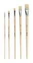 Pinceaux Qrea soie de porc set de 5 largeurs