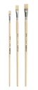 Pinceaux Qrea soie de porc set de 3 largeurs