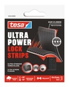 Klittenband tesa Ultra Power Lock Strips 50x25mm 2 strips zwart