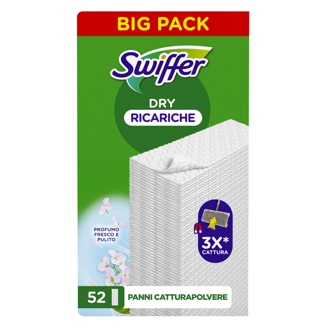 Vloerwisdoekjes Swiffer navulling droge doekjes 52 stuks