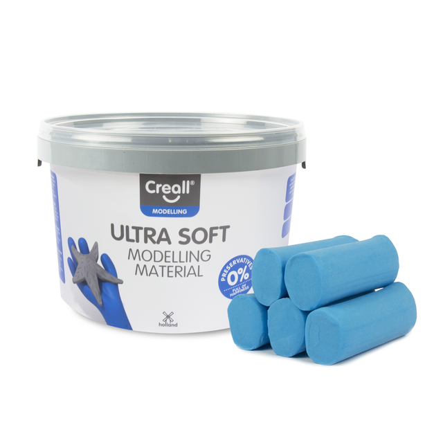 Pâte à modeler Creall Play-it Ultra Soft Bleu 1100g