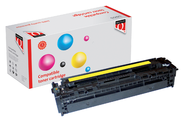Cartouche toner Quantore alternative pour HP CE322A 128A jaune