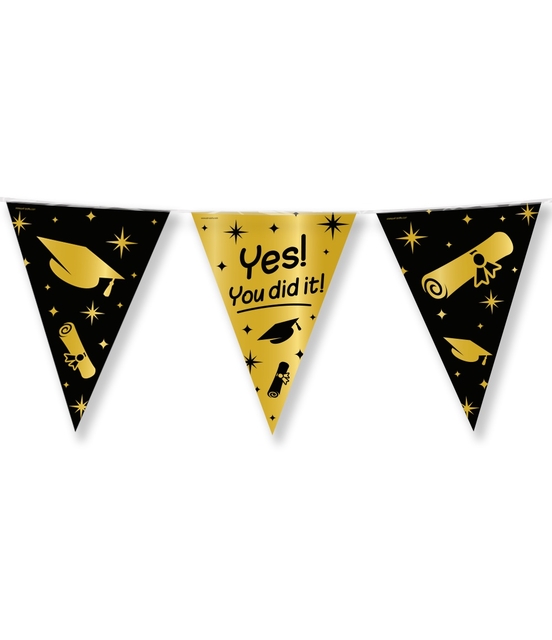 Classy Party flags foil You did it
