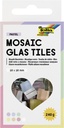 Mosaïque en verre Folia 10x10mm Pastel assorti