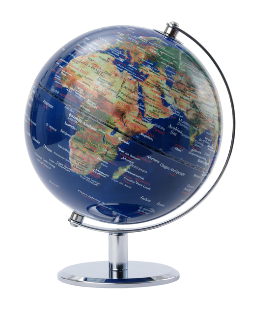 Globe Troika 20cm bleu/vert