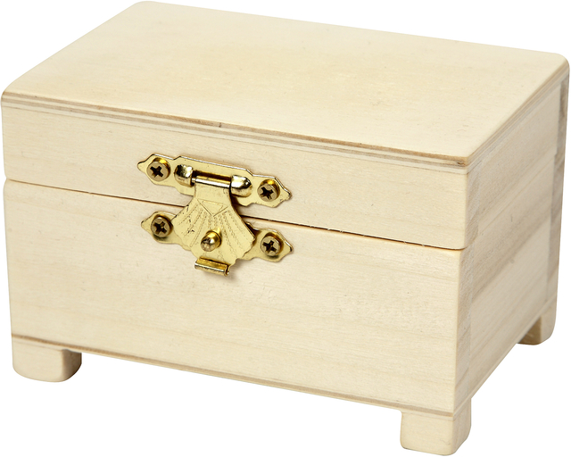 Boîte à trésor Creativ Company 6x9x6cm bois