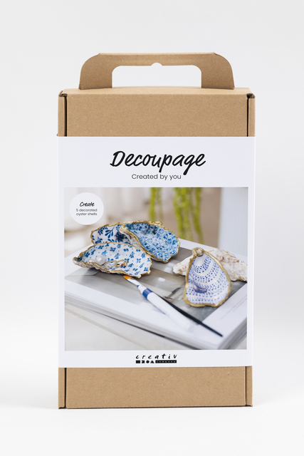 Hobbyset Creativ Company decoupage oesterschelpen