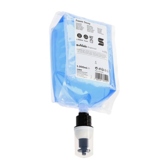Savon mains Satino SF1 333370 mousse 1000ml