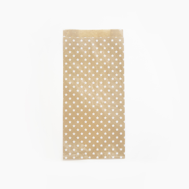 Sachet cadeau Clairefontaine 16x30x5cm kraft étoiles 50 pièces
