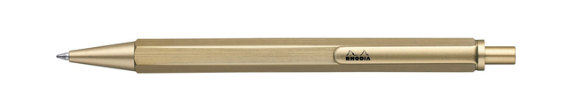 Balpen Rhodia scRipt medium goud