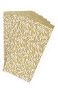 Sachet cadeau Clairefontaine 12x24x4,5cm kraft vagues 50 pièces
