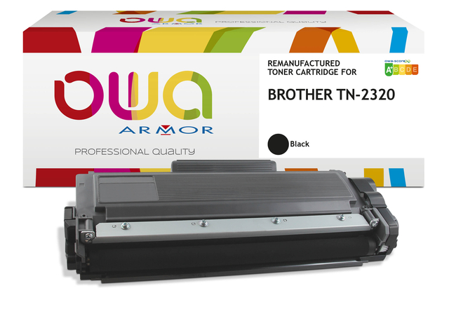 Toner OWA  alternatief tbv Brother TN-2320 zwart jumbo