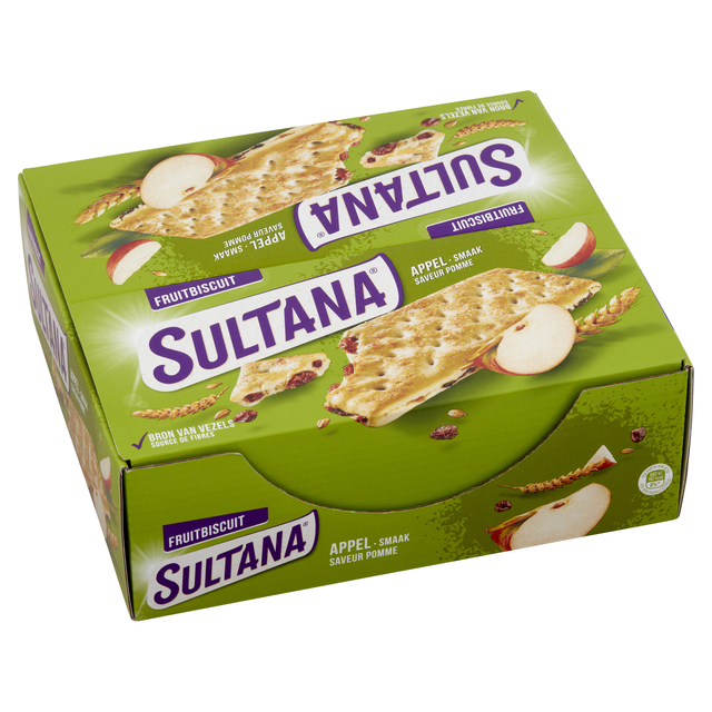 Biscuit aux fruits Sultana pomme pack de 3