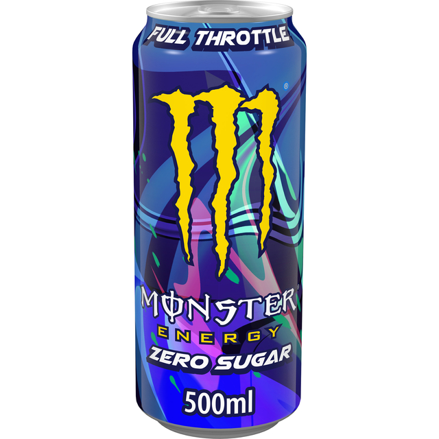 Energiedrank monster full throttle suikervrij blik 500ml