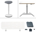 Ergo Elektrische thuiswerkplek set Leitz pakket 2