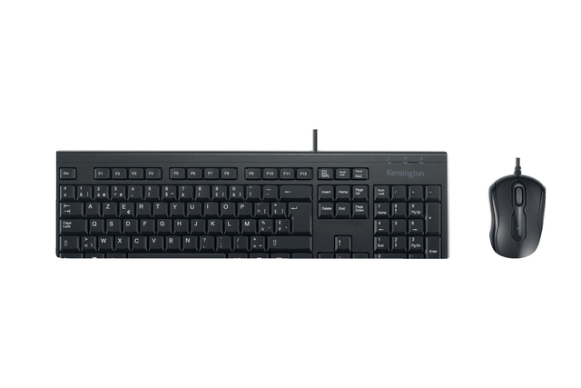 Clavier AZERTY + souris Kensington EQ KM100 filaire