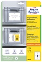 Etiquette de positionnement Avery 8001 120x80mm imprimée 20 étiquettes