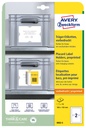Etiquette de positionnement Avery 8001 160x120mm imprimée 10 étiquettes