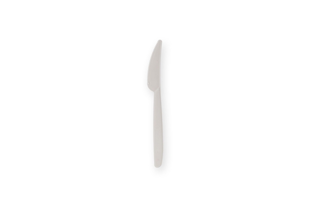 Couteau IEZZY réutilisable PP 185mm blanc 50 pièces
