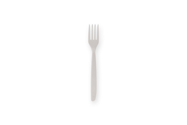 Fourchette IEZZY réutilisable PP 185mm blanc 50 pièces