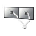 Support 2 écrans Neomounts NEXT Slim dual 32" blanc