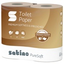 Papier toilette Satino MT1 PureSoft 2 épaisseurs 400 feuilles naturel 067130