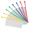 Opbergtas Djois met rits chequeboek formaat assorti