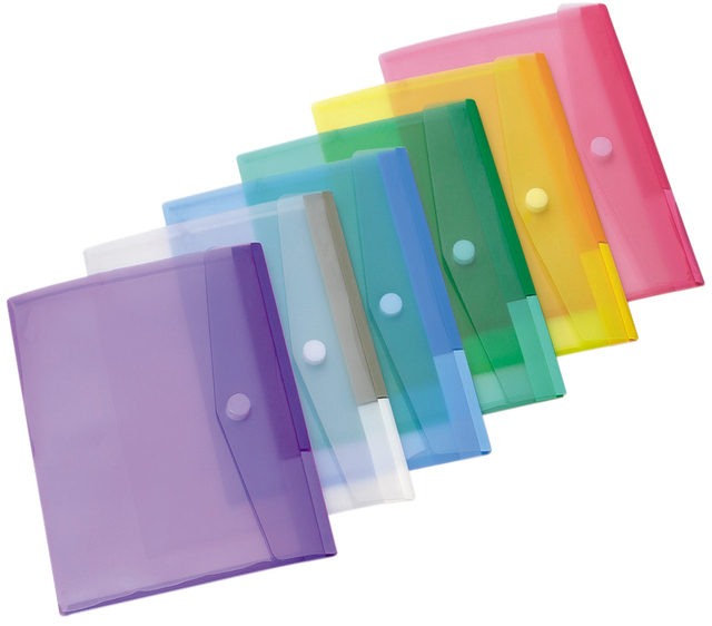 Enveloptas Djois Color Collection A4 horizontaal assorti