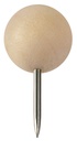 Punaises Nobo hout voor memobord 40 stuks