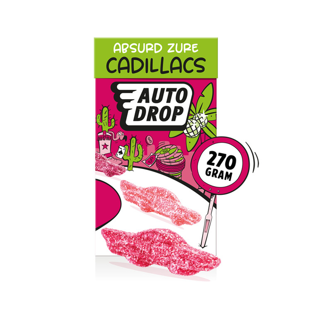 Autodrop Cadillacs acidulés paquet 270g