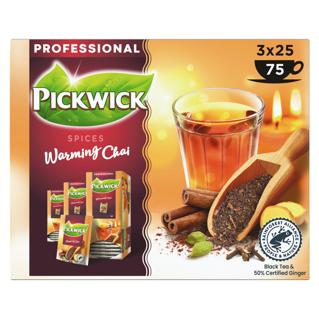 Thee Pickwick warming chai 25x1.5gr
