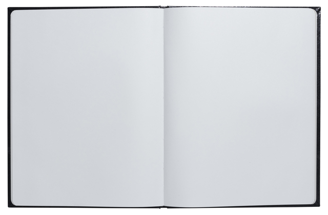 Livre d'or Exacompat Graphik 270x220mm uni noir