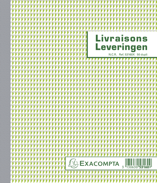 Leveringenboek Exacompta Manifold dupli 50vel Nl Fr